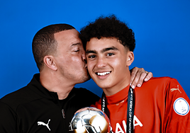 Nabil Baha y su hijo Ziyad.