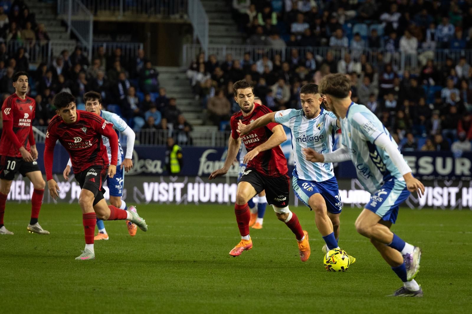 El Málaga-Mirandés, en imágenes