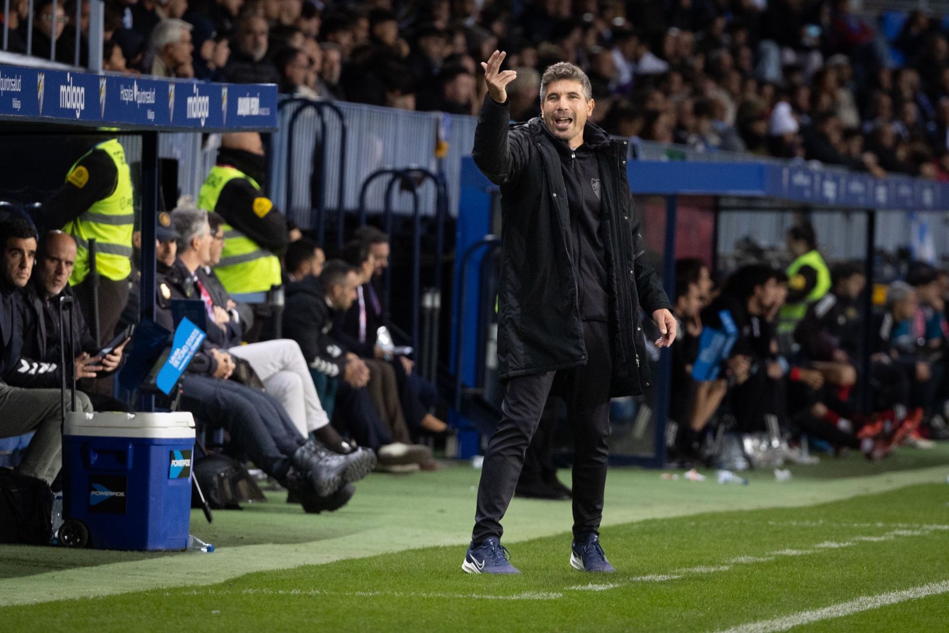 El Málaga-Mirandés, en imágenes