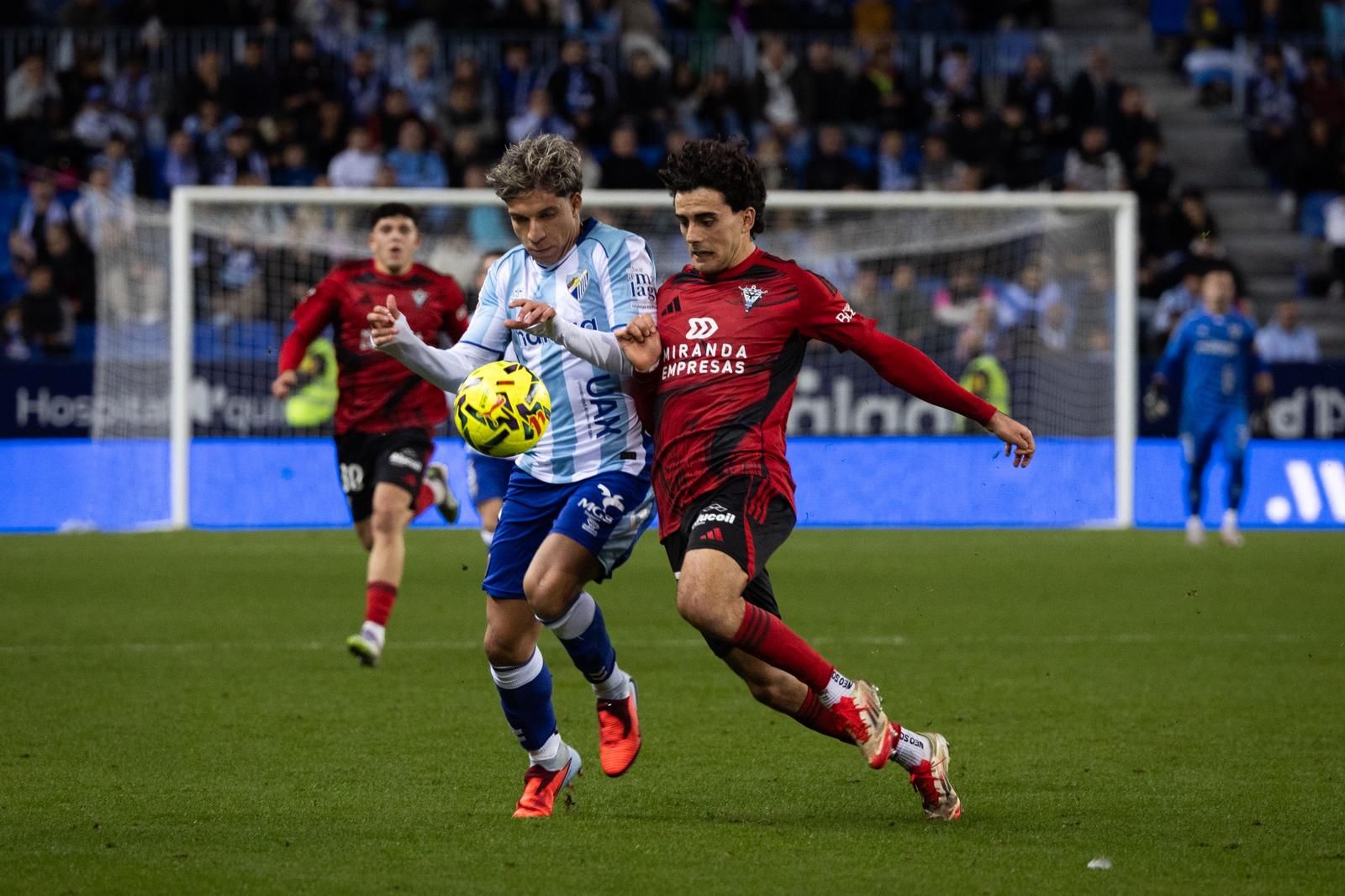 El Málaga-Mirandés, en imágenes