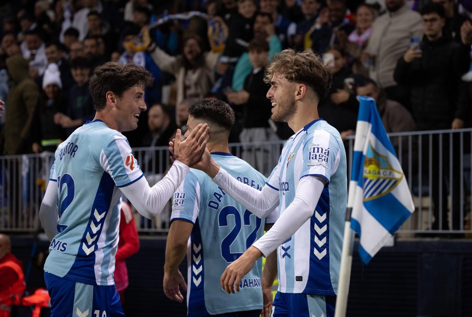 El Málaga-Mirandés, en imágenes