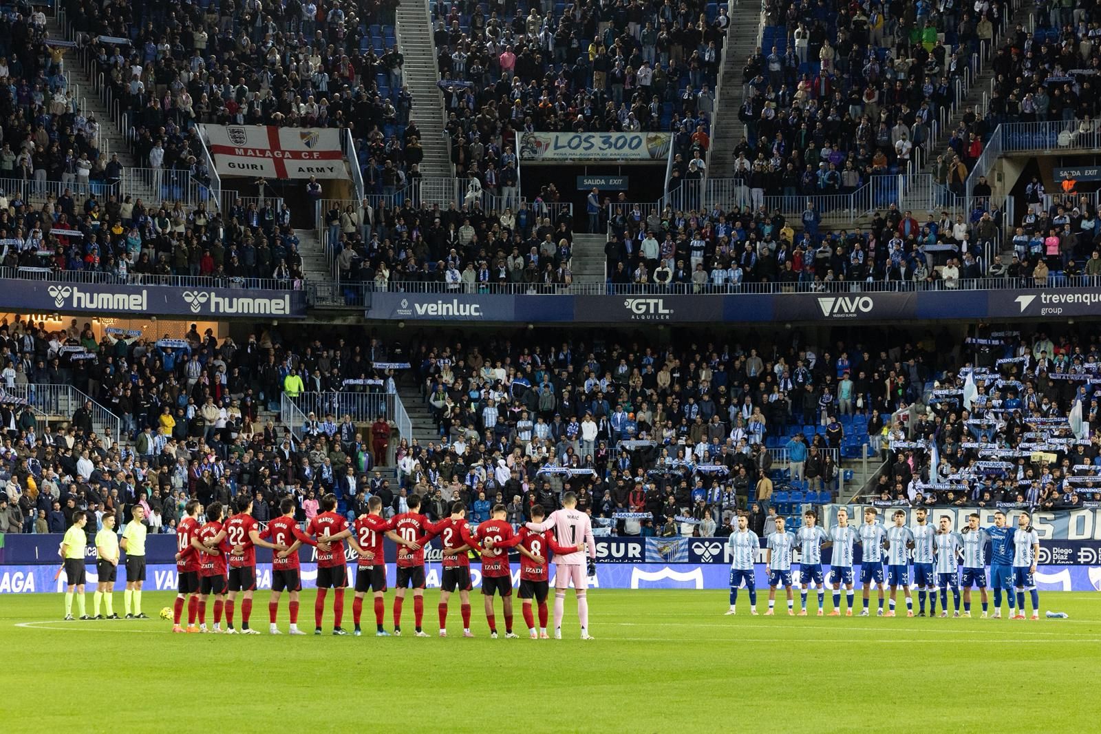 El Málaga-Mirandés, en imágenes