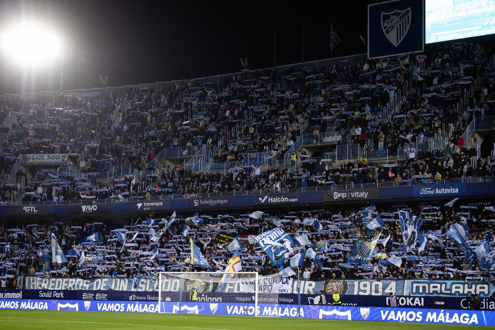 El Málaga-Mirandés, en imágenes