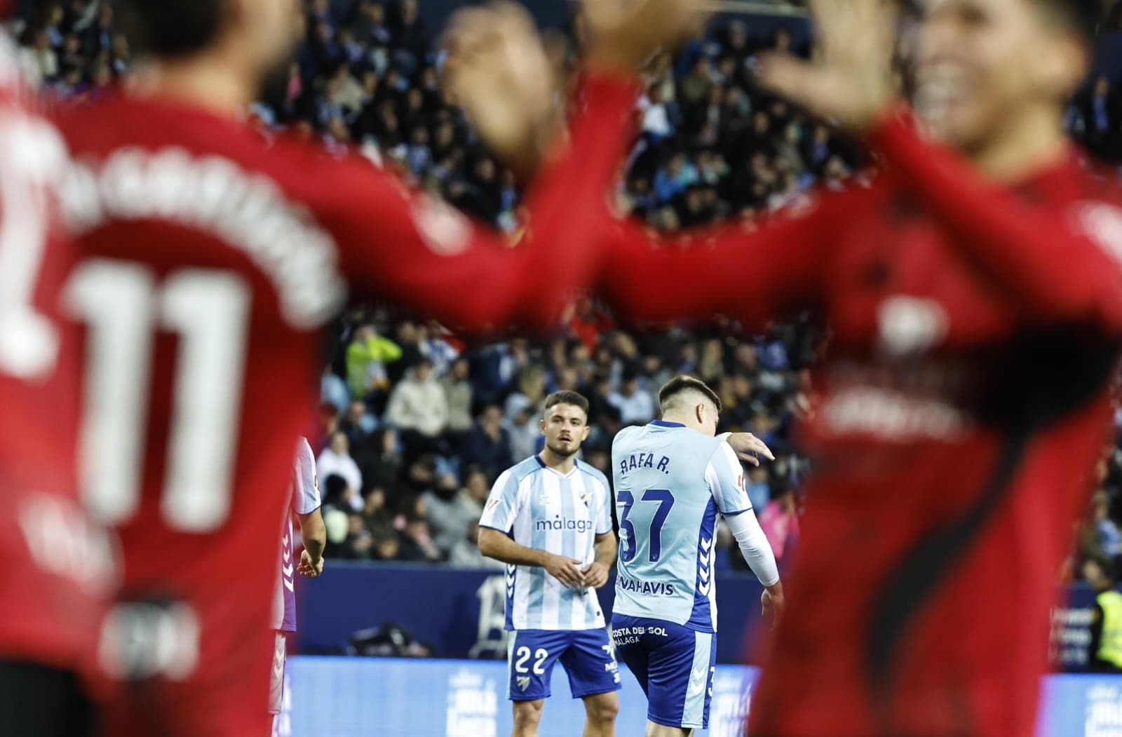 El Málaga-Mirandés, en imágenes