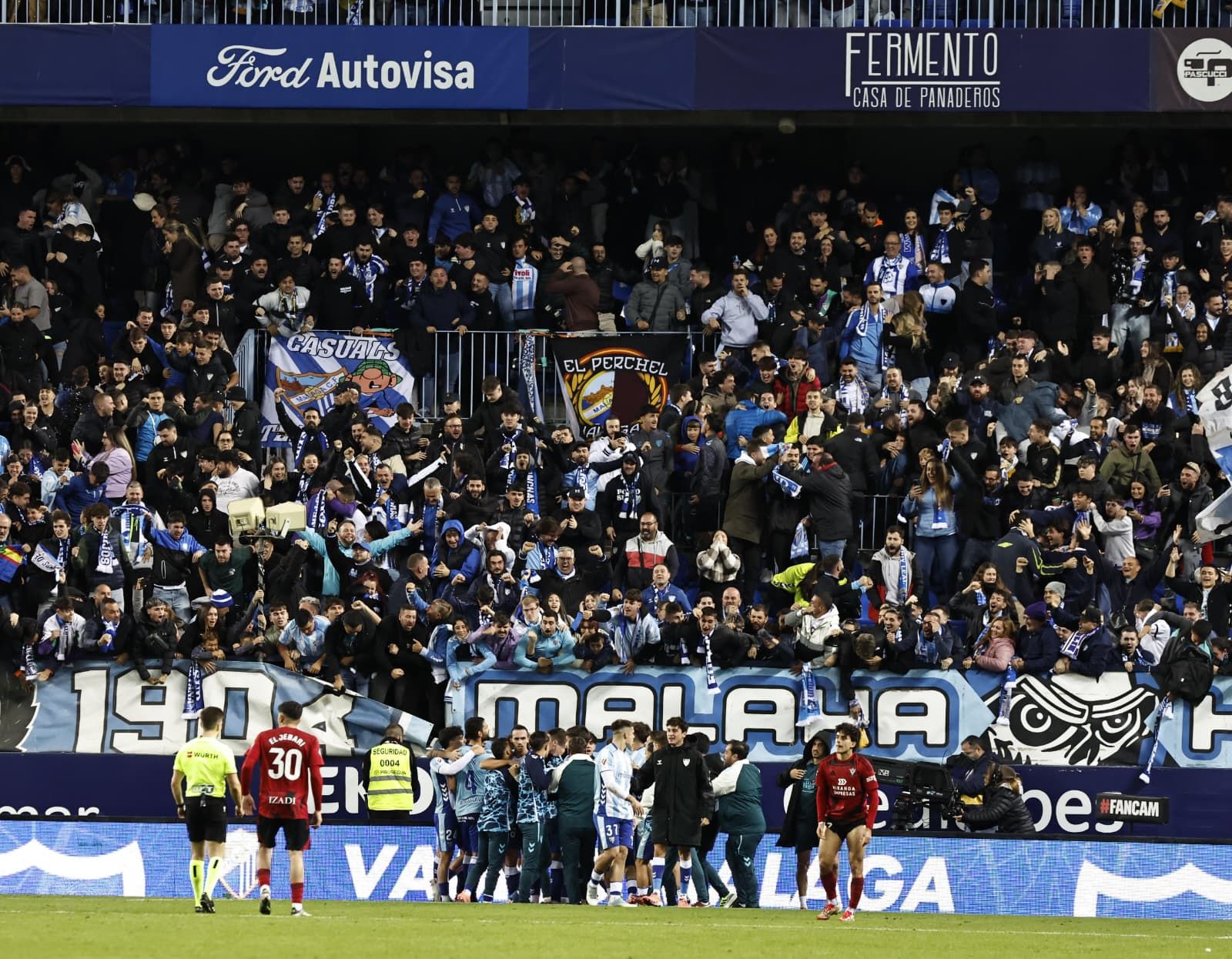 El Málaga-Mirandés, en imágenes