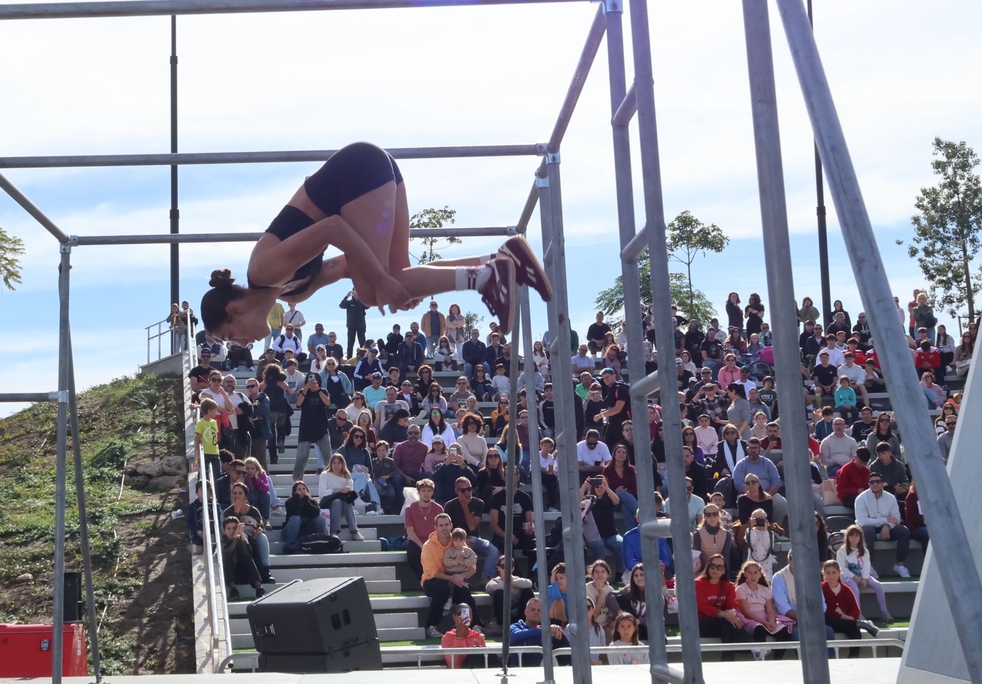 El campeonato de España de Parkour de Mijas, en imágenes