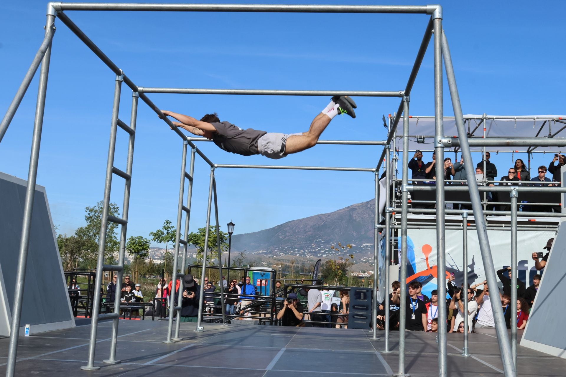 El campeonato de España de Parkour de Mijas, en imágenes