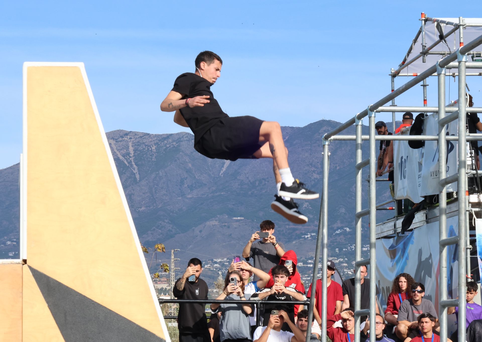 El campeonato de España de Parkour de Mijas, en imágenes