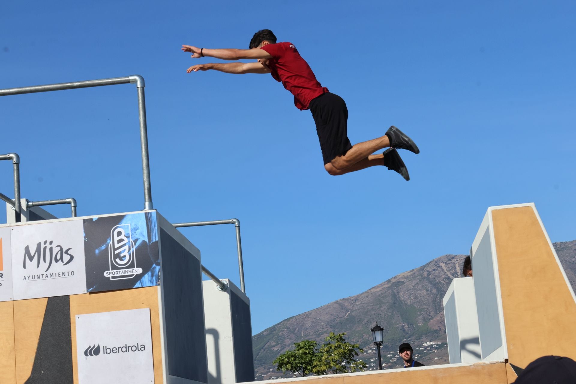 El campeonato de España de Parkour de Mijas, en imágenes