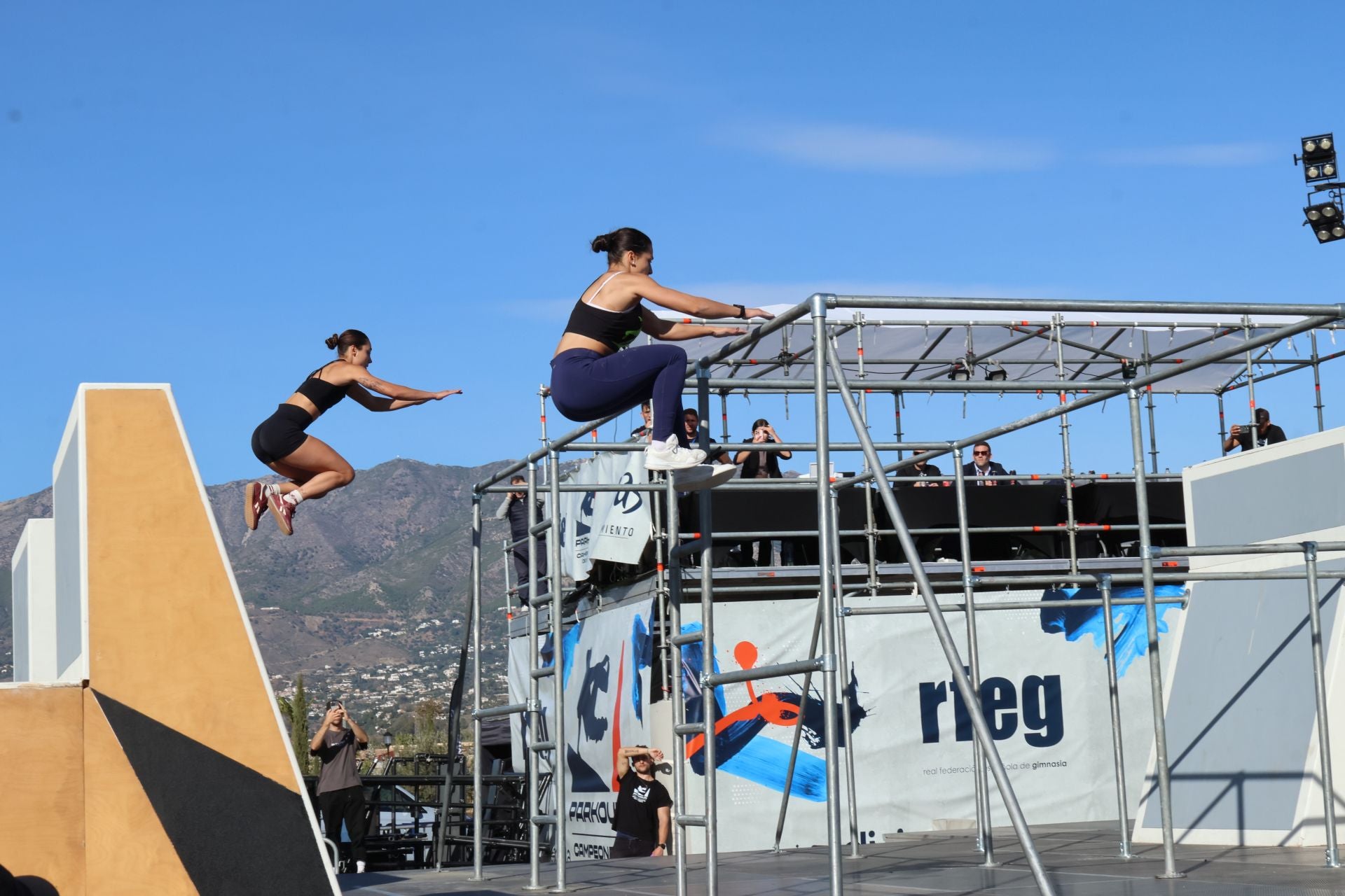 El campeonato de España de Parkour de Mijas, en imágenes