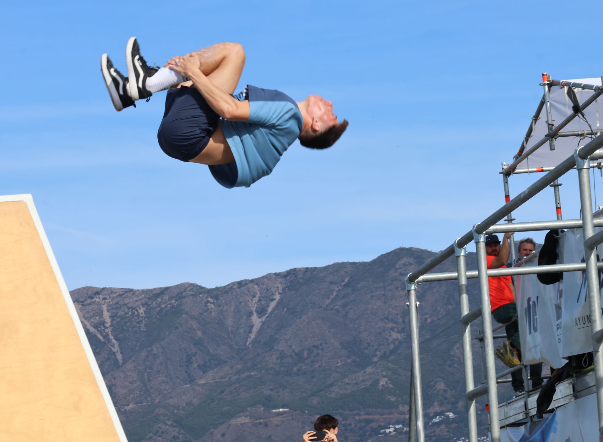 El campeonato de España de Parkour de Mijas, en imágenes