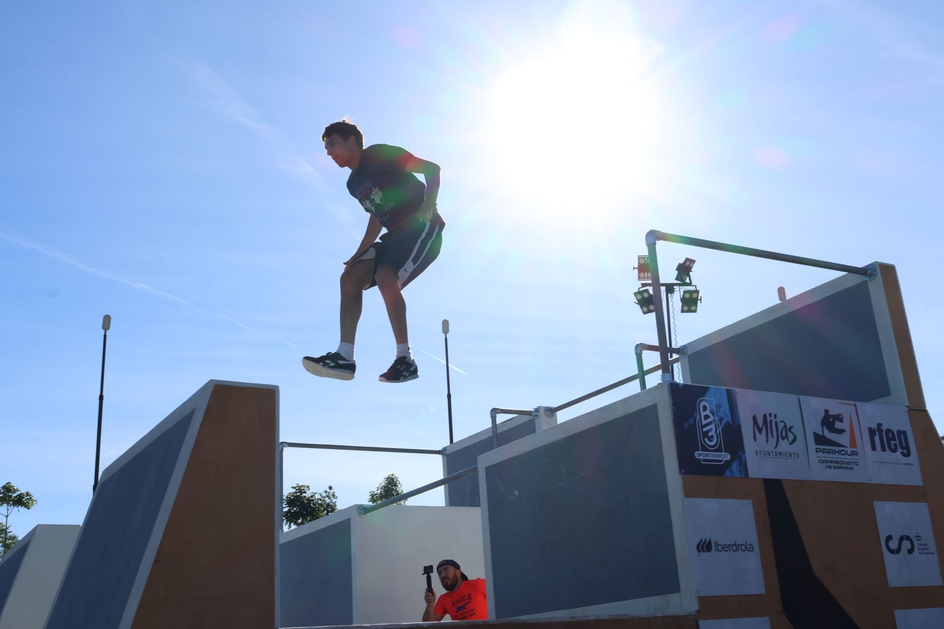 El campeonato de España de Parkour de Mijas, en imágenes