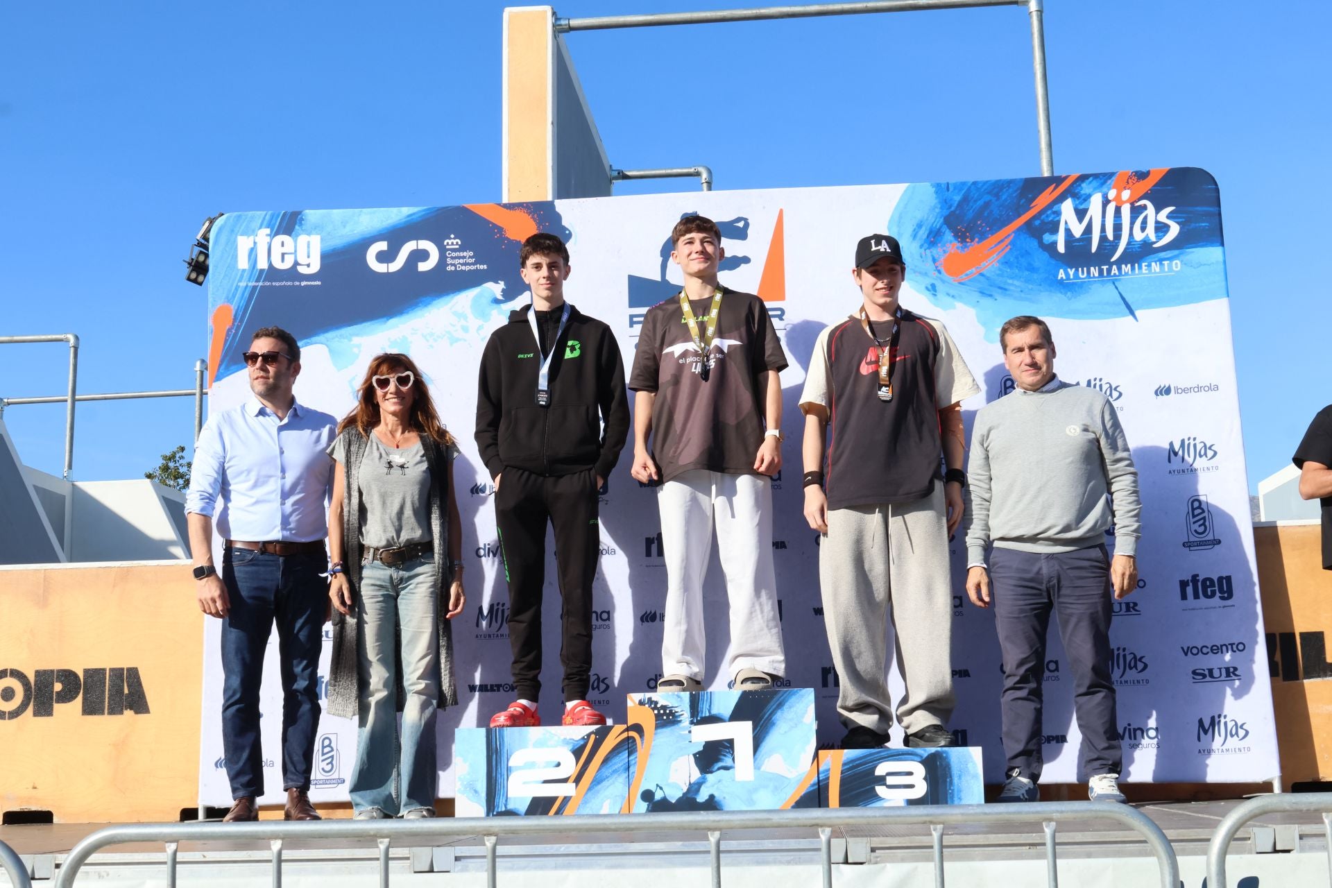 El campeonato de España de Parkour de Mijas, en imágenes