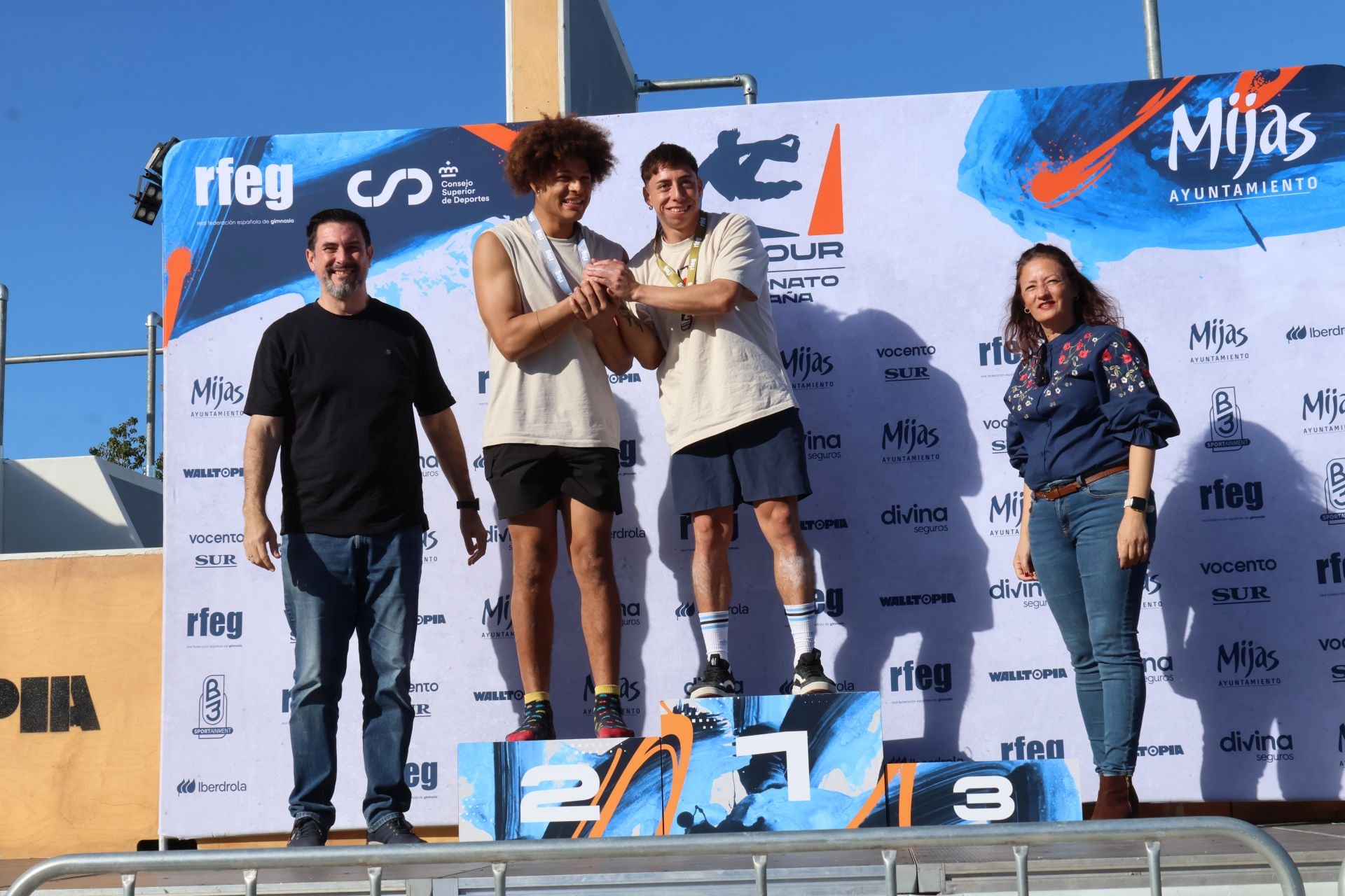 El campeonato de España de Parkour de Mijas, en imágenes