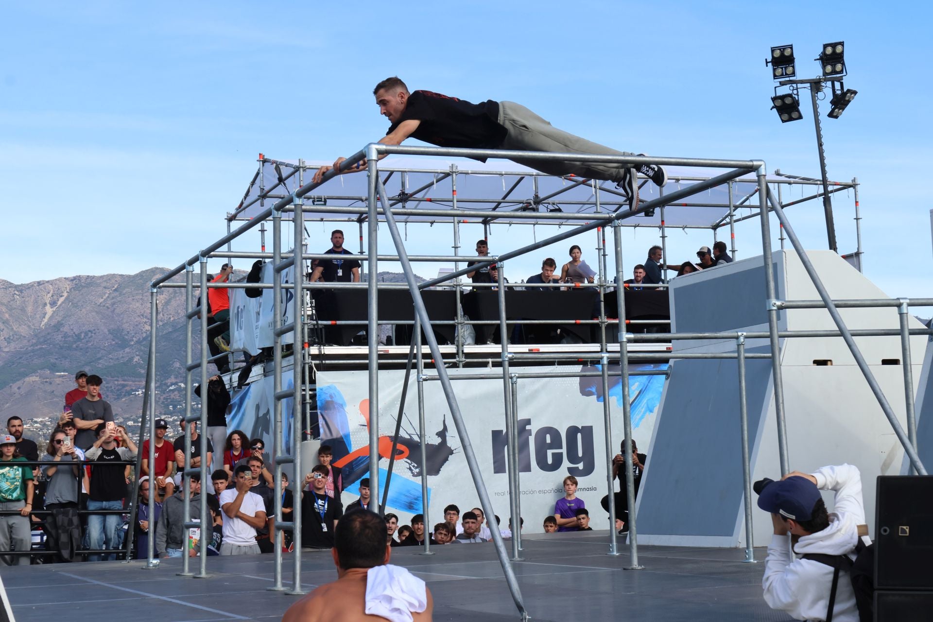El campeonato de España de Parkour de Mijas, en imágenes