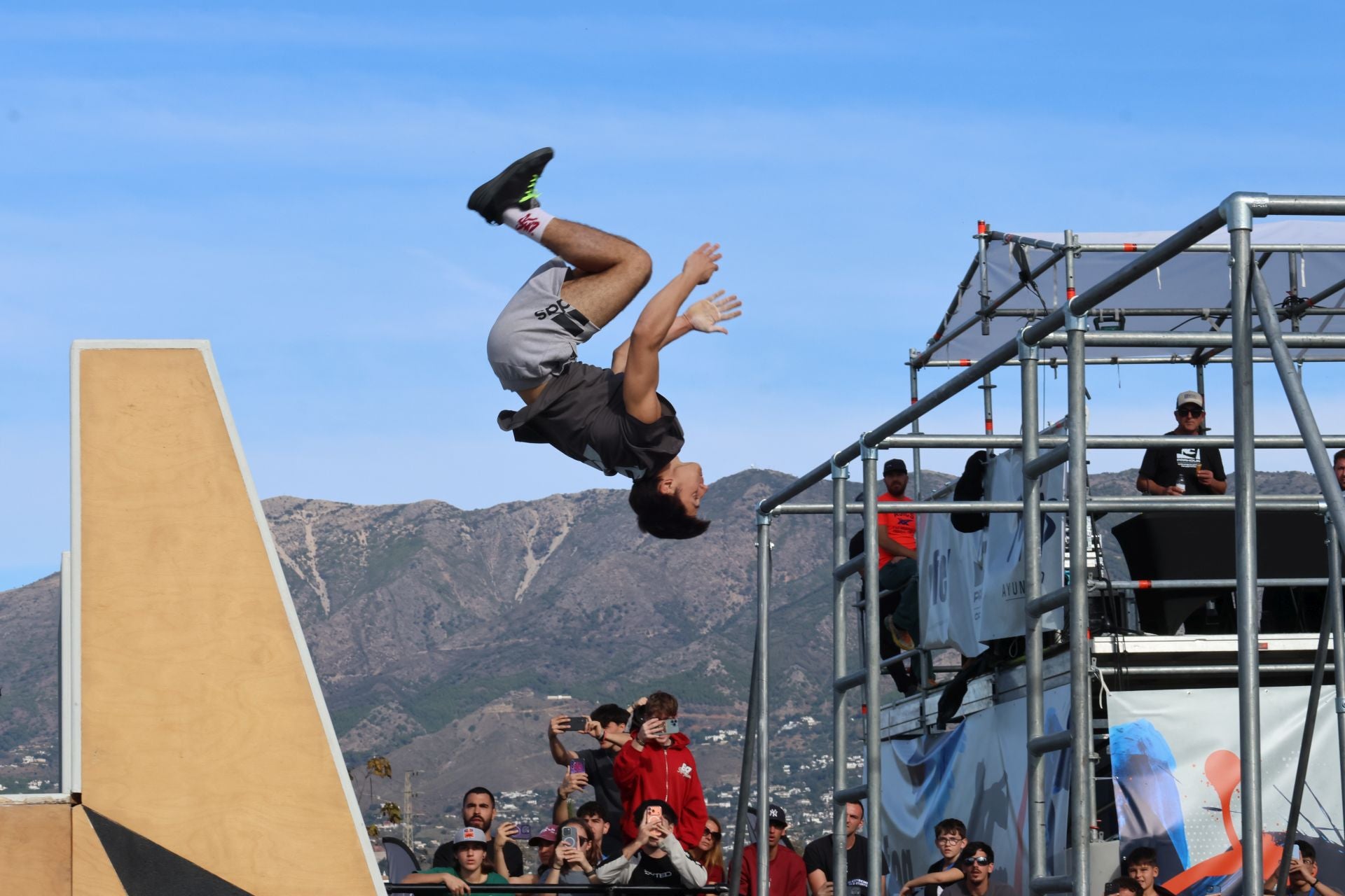 El campeonato de España de Parkour de Mijas, en imágenes