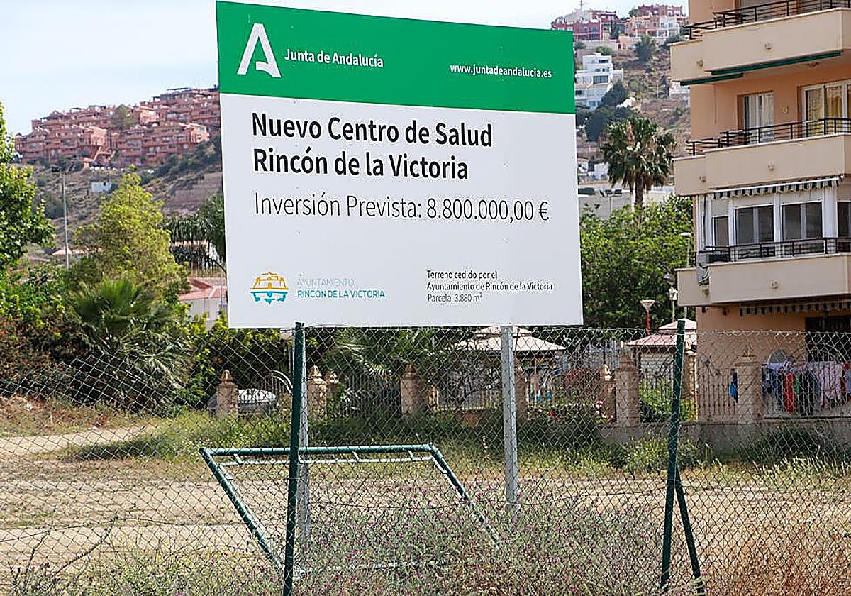 Parcela en la que se construirá el nuevo centro de salud de Rincón.