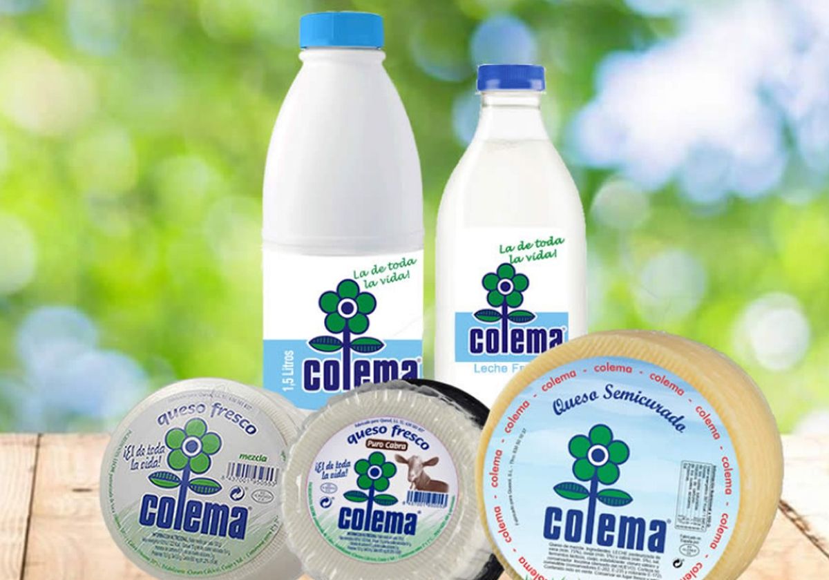 Imagen de varios de los productos que comercializa Quesol S. L. con la mítica marca.