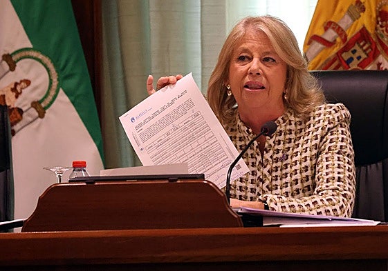 Muñoz en el pleno extraordinario celebrado para la aprobación inicial de los presupuestos de 2026.