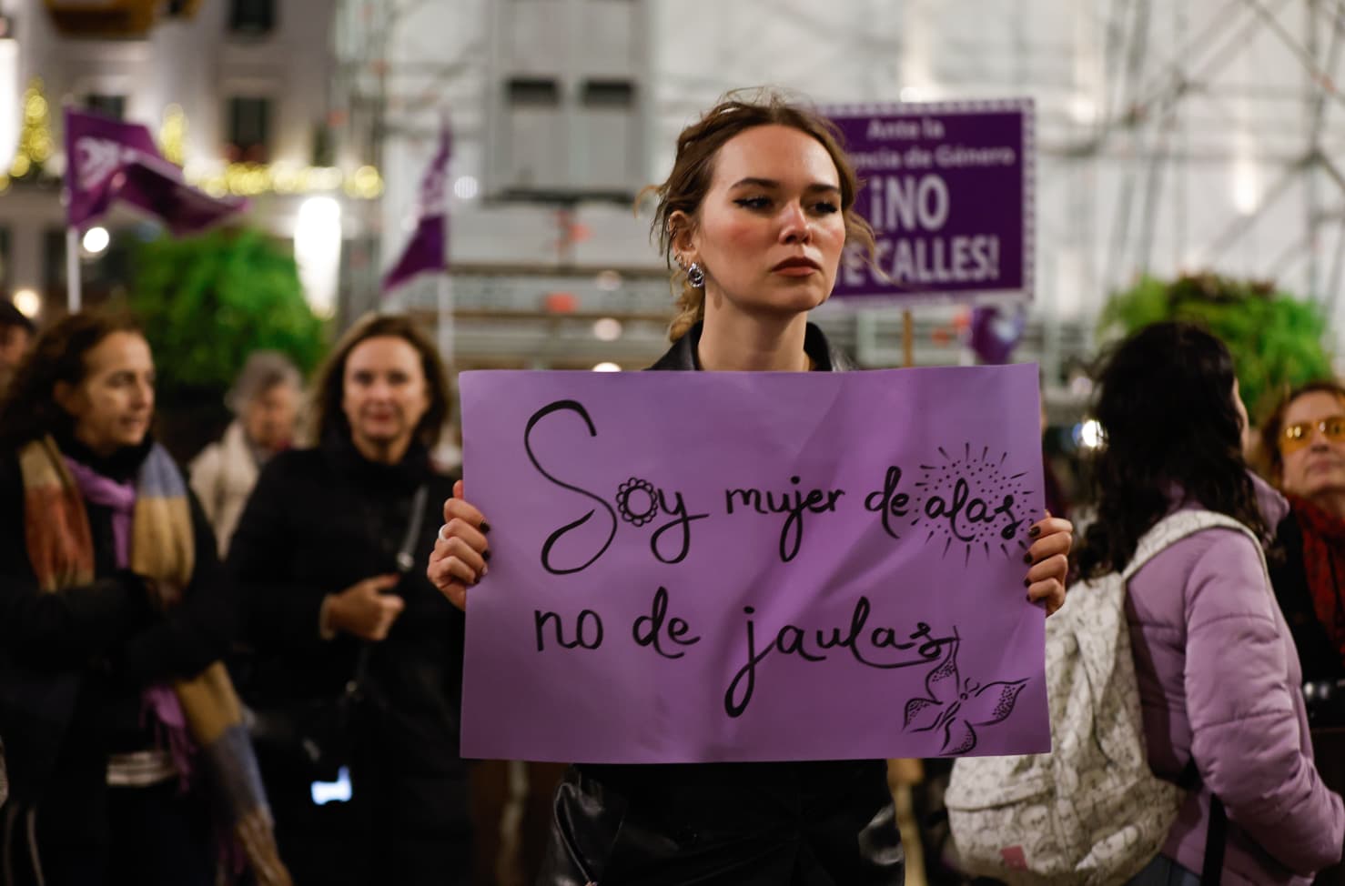 La manifestación del 25N, en Málaga