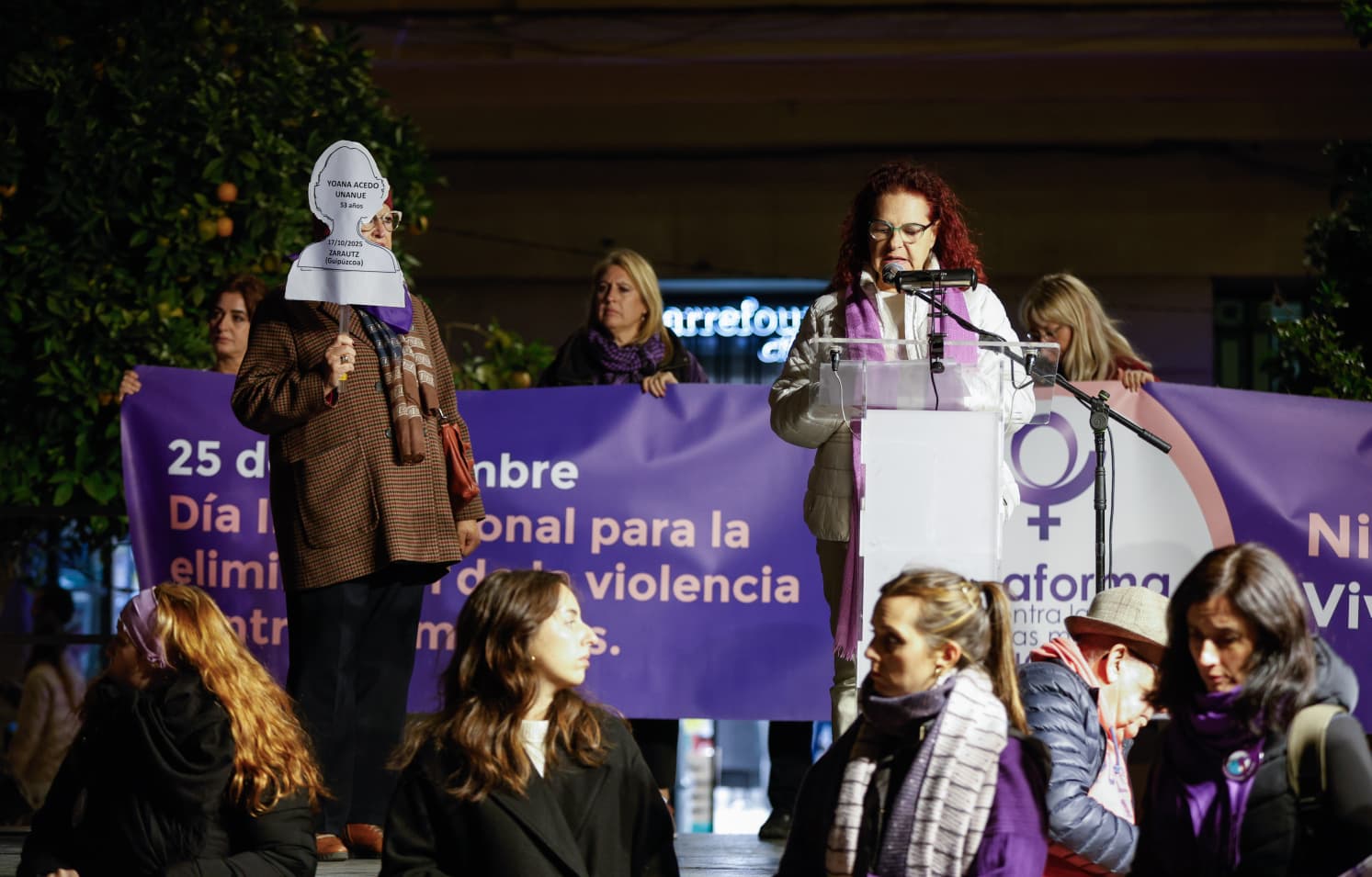 La manifestación del 25N, en Málaga