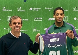Juanma Rodríguez, junto a Agustine Rubit.