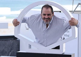 Joaquín Núñez, en la presentación de 'Los tigres' en el pasado Festival de San Sebastián.