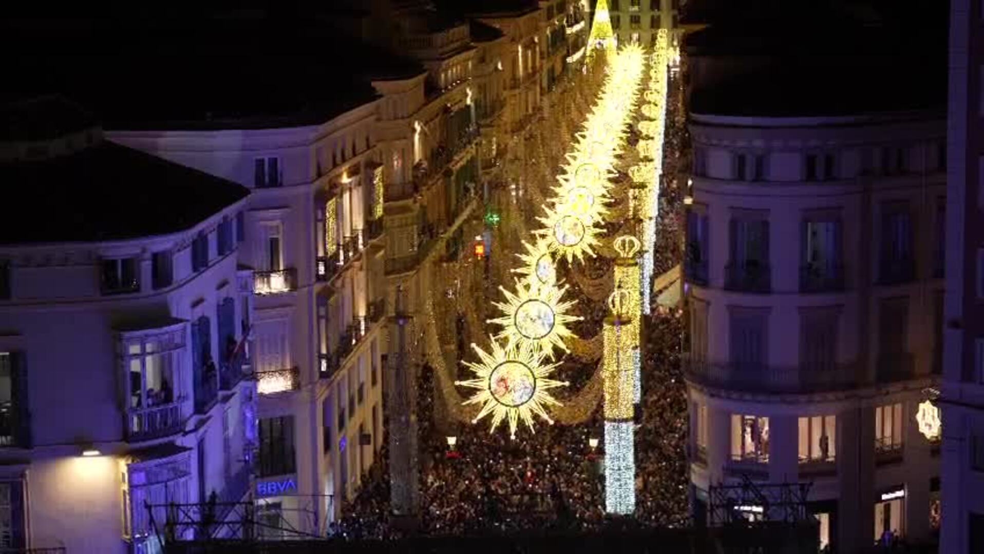 Málaga enciende una mágica Navidad: inauguración del alumbrado en calle Larios