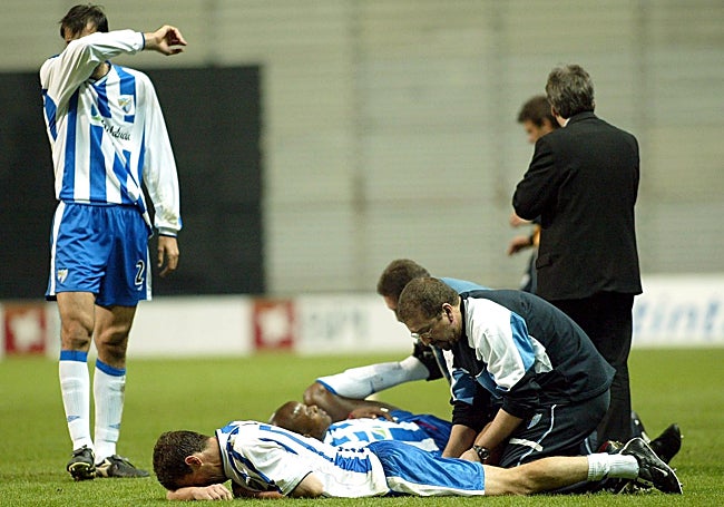 La decepción de los malaguistas tras la eliminación.