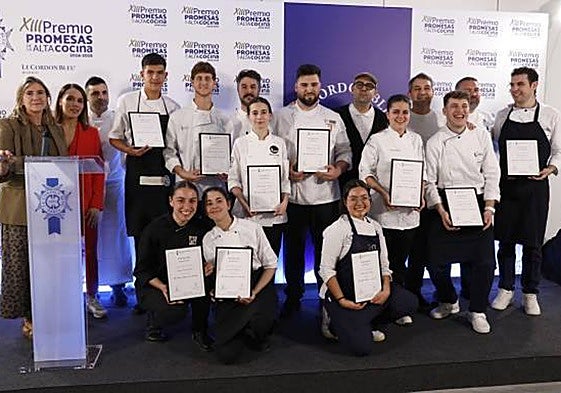 Finalistas de la anterior edición del Premio Promesas de Le Cordon Bleu Madrid.