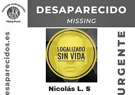 Buscan a Nicolás, un joven de 28 años desaparecido hace diez días en Marbella