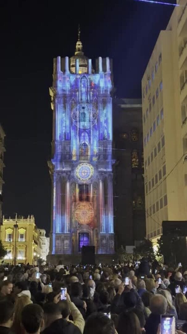 La Catedral estrena su videomapping de esta Navidad