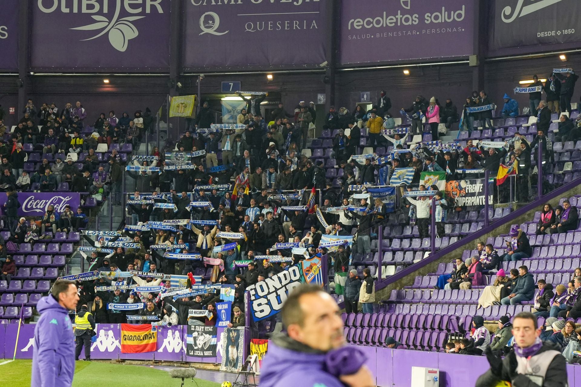 El Valladolid- Málaga, en imágenes