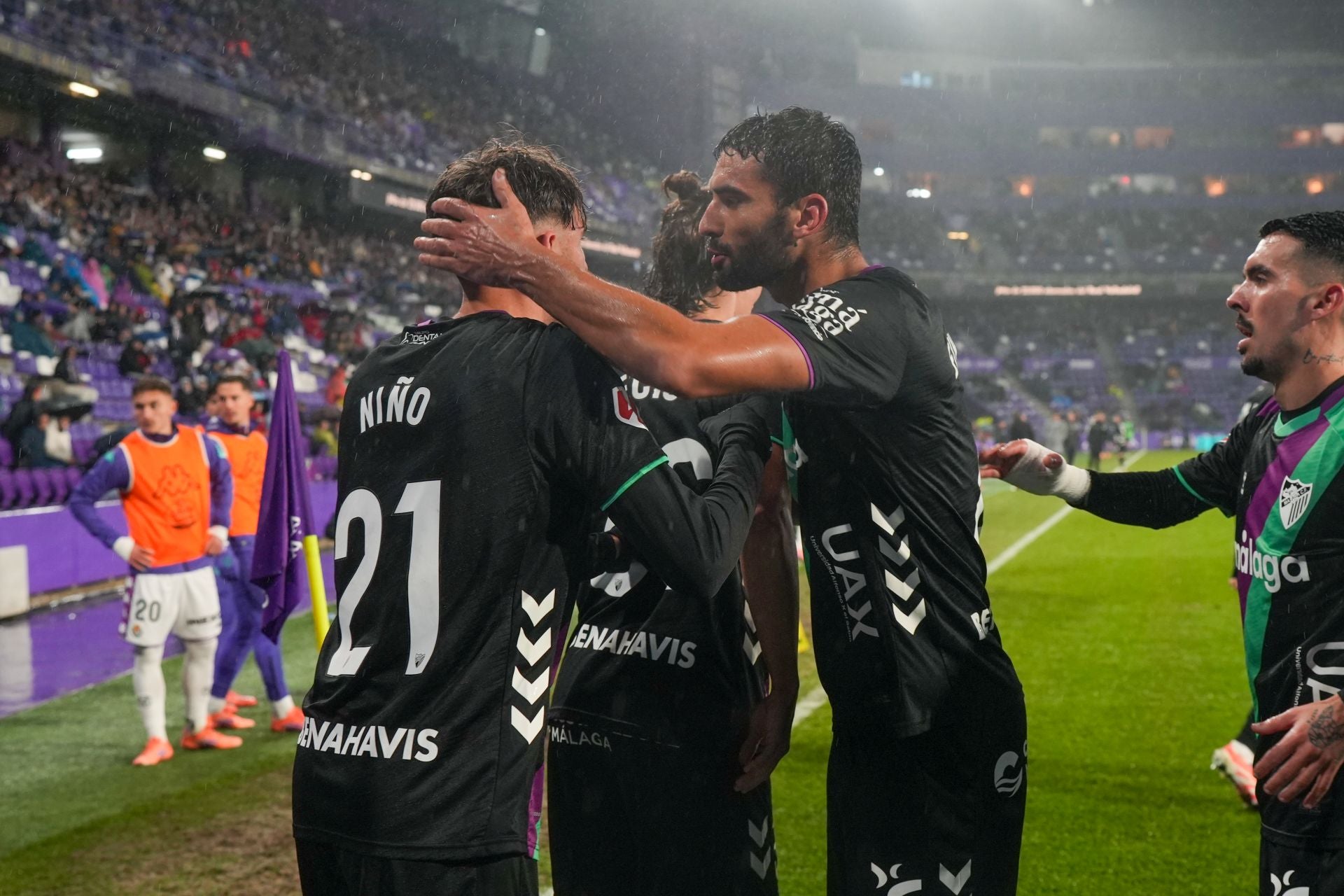 El Valladolid- Málaga, en imágenes