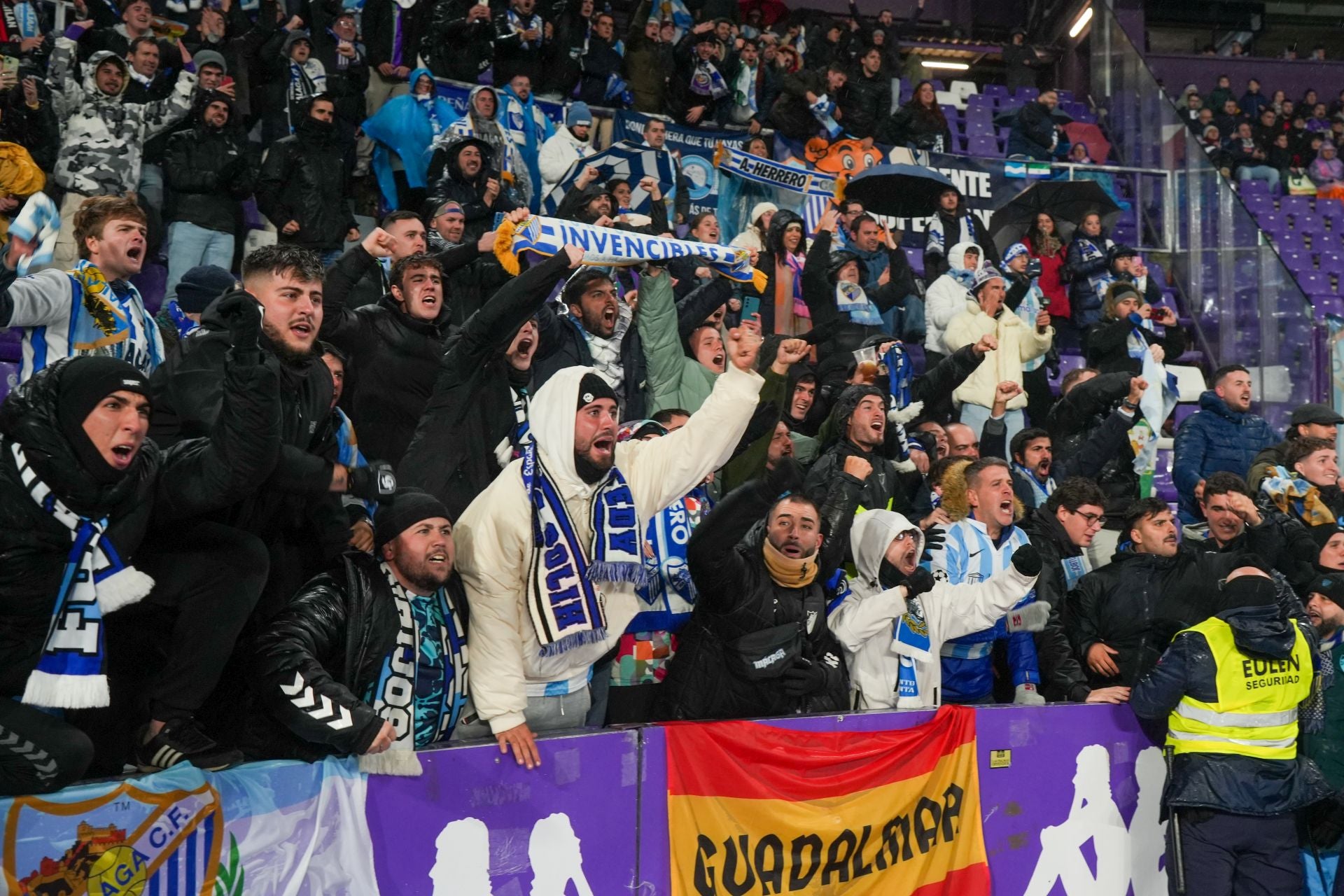 El Valladolid- Málaga, en imágenes