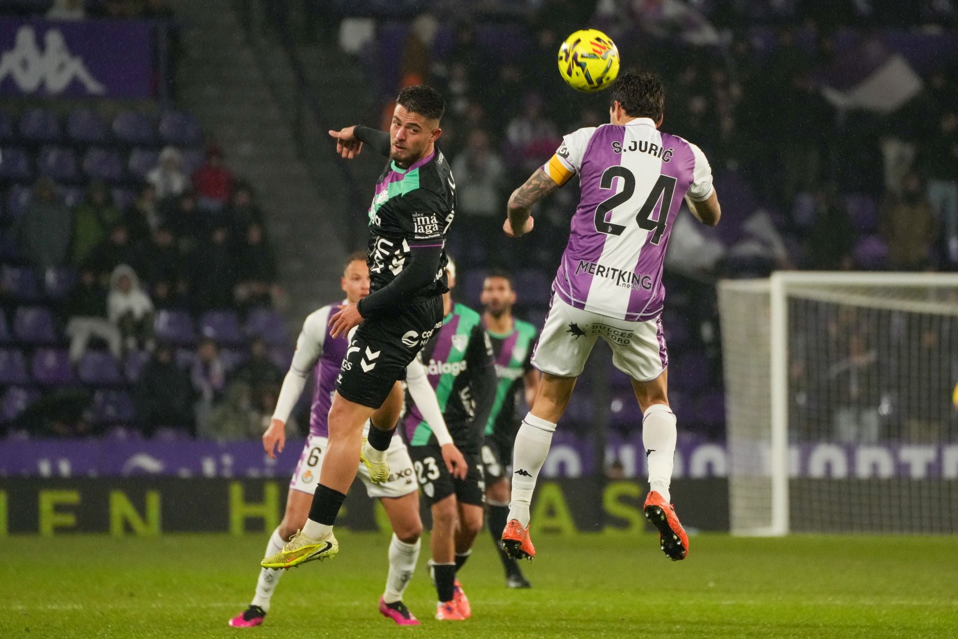 El Valladolid- Málaga, en imágenes