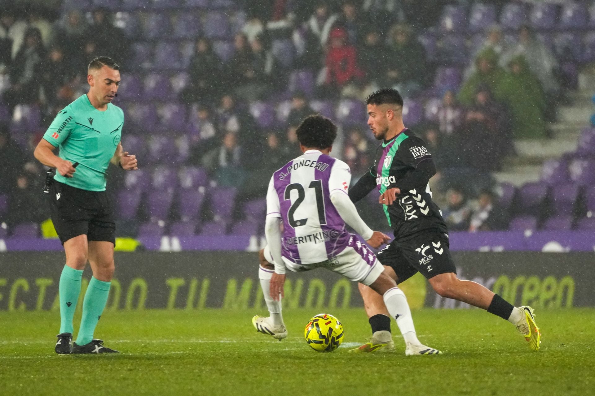 El Valladolid- Málaga, en imágenes