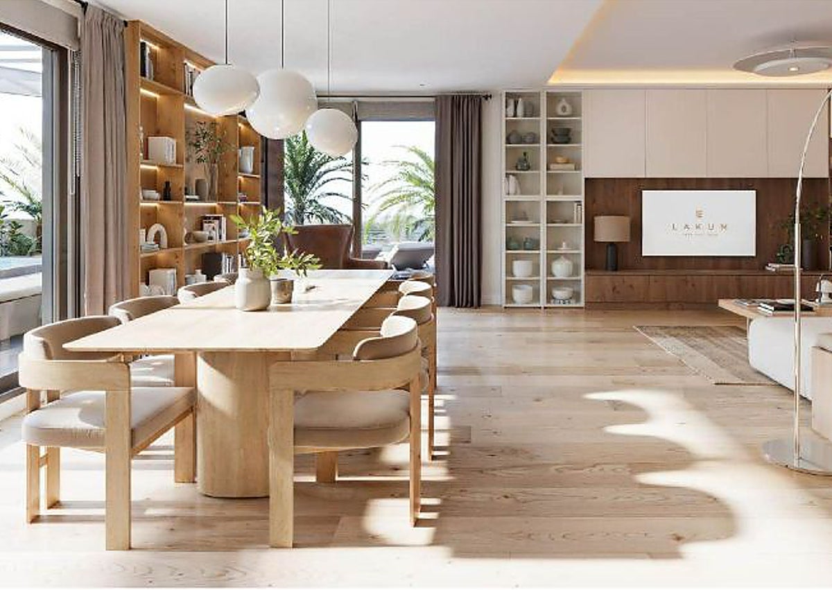 Imagen secundaria 1 - Imágenes del proyecto residencial, que lleva el nombre de Lakün.