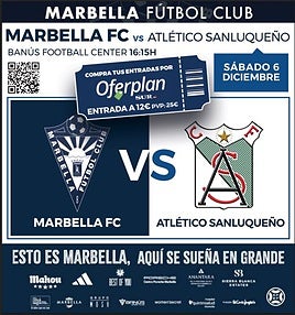 Entradas para el partido Marbella F.C. vs-Atlético Sanluqueño a 12 euros