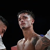 Samuel Molina, en su combate de agosto en La Malagueta.