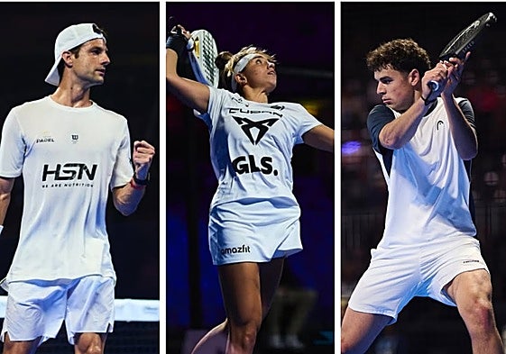 Momo González, Bea González y Fran Guerrero.