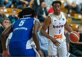 Chase Audige, en un partido con el Bosna Sarejevo.