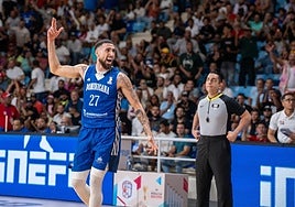 El dominicano Duarte, en el segundo partido de su selección ante México.