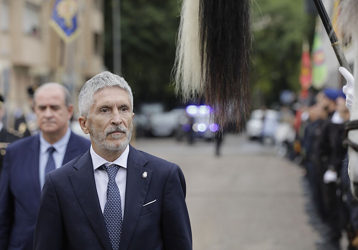 Fernando Grande-Marlaska, en un acto reciente en Sevilla.