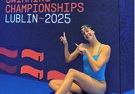 María de Valdés, a la conquista de las medallas en el Europeo de natación