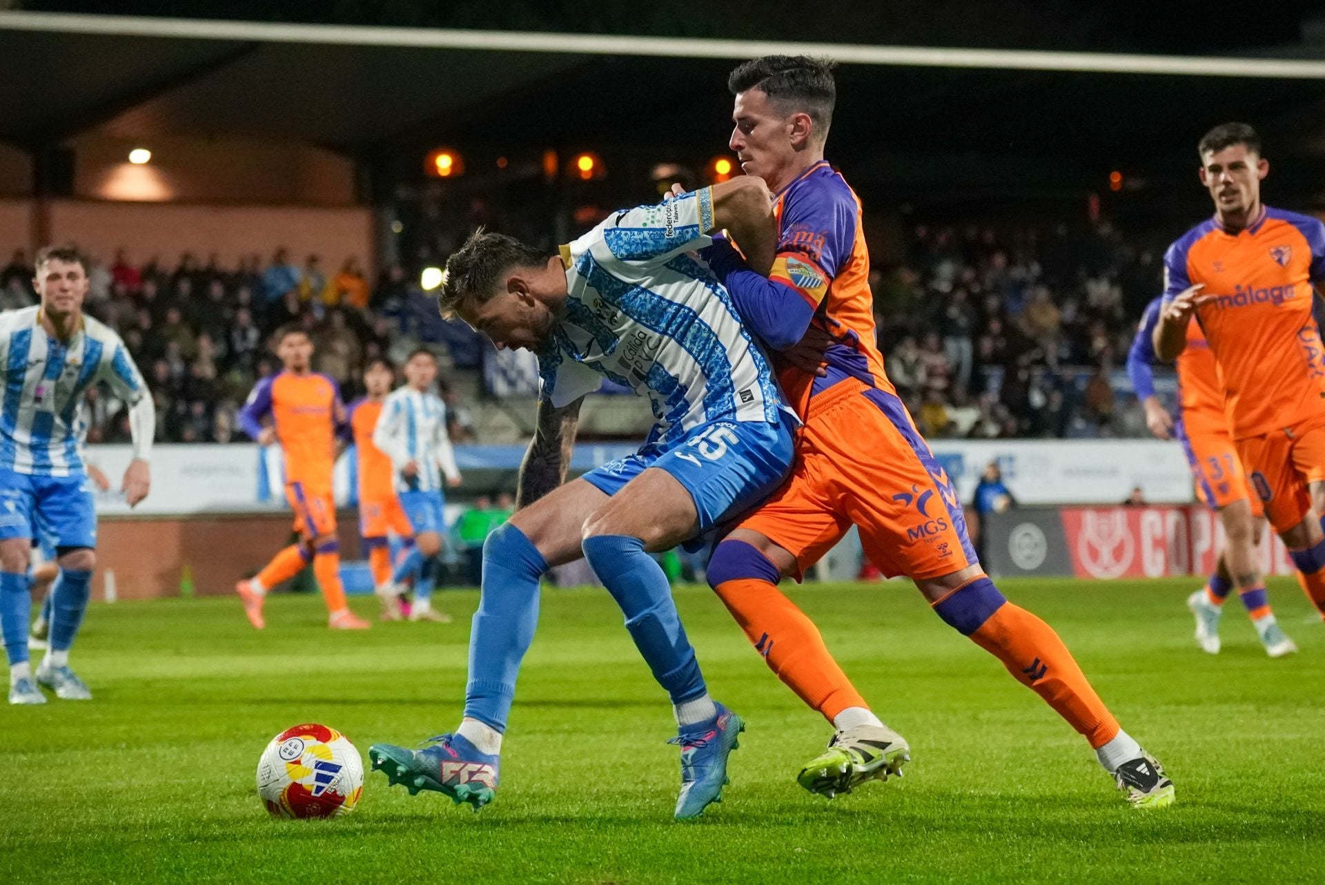 El Talavera- Málaga de Copa del Rey, en imágenes