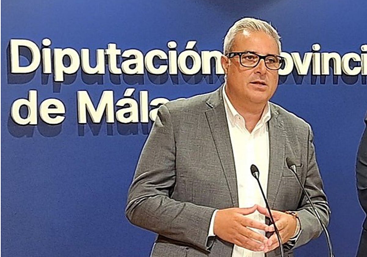 Navarro, en un acto en la Diputación Provincial.