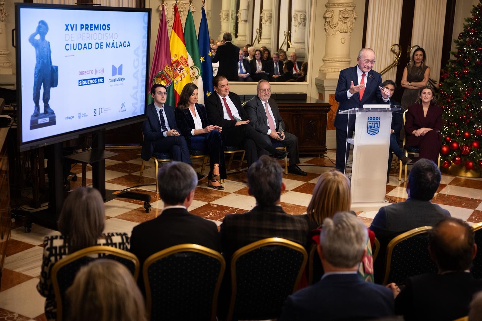 La entrega de los XVI Premios de Periodismo Ciudad de Málaga, en imágenes