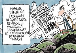 La actualidad deportiva del mes de diciembre, en las viñetas de Pachi