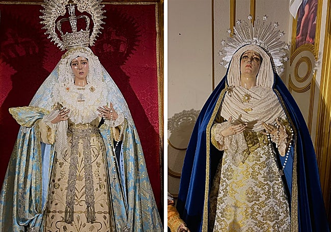 Vírgenes de las Angustias y del Santo Sudario del Descendimiento.
